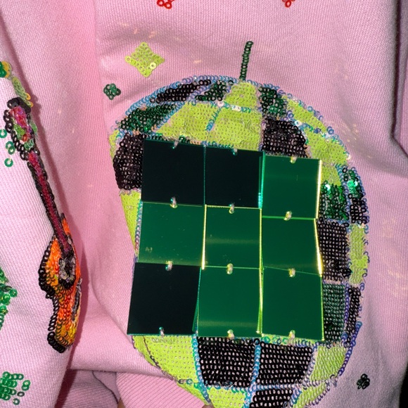 XXL Queen of Sparkles Skeleton Disco Sweatshirt - Picture 8 of 8